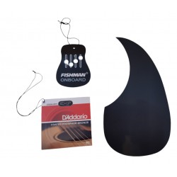 Outlet B14 - Egmond Guitarra Acustica EG-105EQ Toda Maciza con Rajita Debajo De DiapasóN