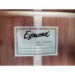 Outlet B14 - Egmond Guitarra Acustica EG-105EQ Toda Maciza con Rajita Debajo De DiapasóN