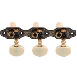 C300.084B  Clavijero Clasica Dorado palomilla blanca