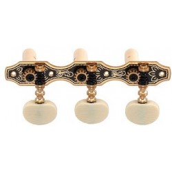 C300.086B   Clavijero Clasica  Dorado palomilla blanca