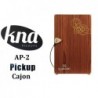 KNA AP-2 Previo universal Acustica o Cajon con Control de Volumen pickup pastilla (Para Cajon