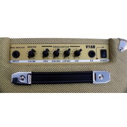 V15B Amplificador Estilo Vintage de 15 W para Bajo con acabado Vintage Tweed