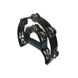 C755.900  Pandereta de media luna Negra