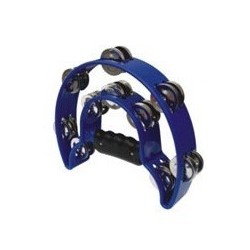 C755.901  Pandereta de media luna Azul