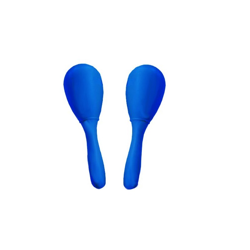 C751.262-BL  Maracas de plastico Azules