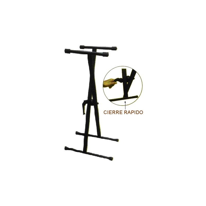 C830.863G  Soporte de Teclado de Cierre Rapido