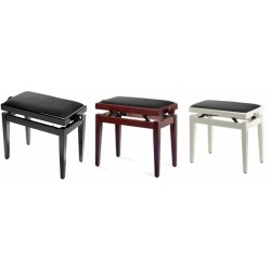 C500.043WH-WH   Banqueta de piano Blanca