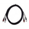 C430.963  Cable de 3 metros 2xRCA-2xRCA