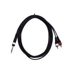 C430.960  Cable de 3 metros Jack Stereo-2xRCA