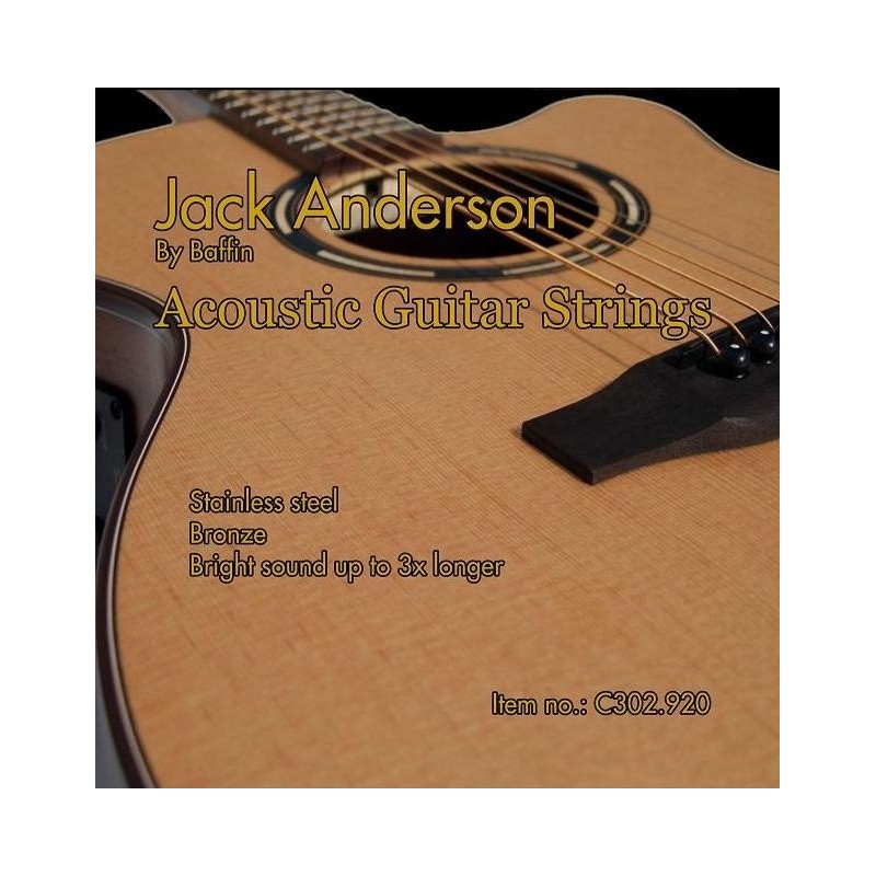 C302.920 Cuerdas Guitarra Acustica Jack Anderson