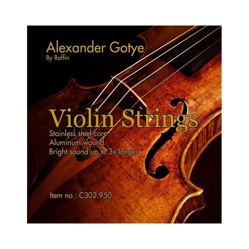 Juego de Cuerdas de Violin Alexander Gotye C302.950
