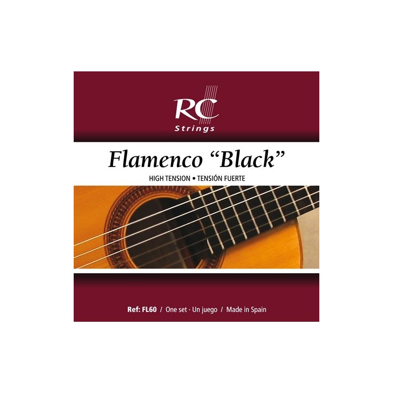 Juego de Cuerdas Royal Classics Flamenco Black Nylon Negro FL60