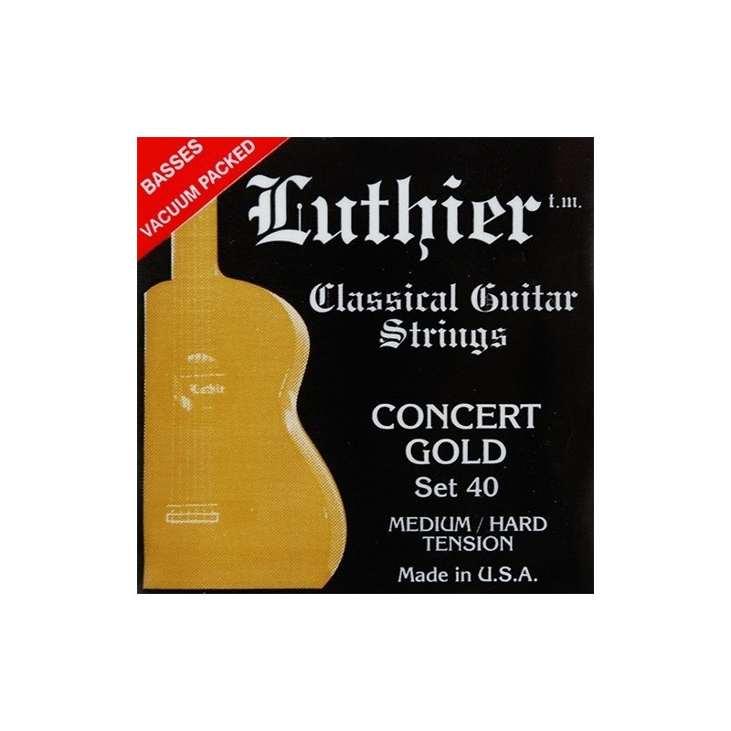 C302.040 Juego de Cuerdas Luthier Tension 40