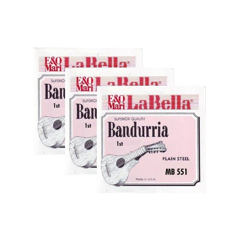 MB555 Quinta Cuerda de Bandurria La Bella MB-550 (2 unidades)