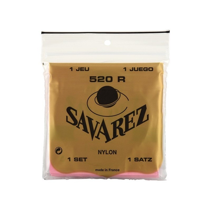 520R Juego de Cuerdas Savarez Clasica carta Roja