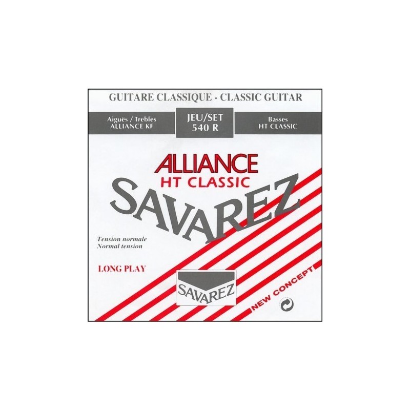 540R Juego de Cuerdas Clasica Savarez Alliance Tension Media