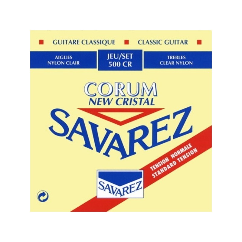 500CR Juego de Cuerdas Clasica Savarez Corum New Cristal Tension Normal