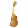 C380.051EQ   Ukelele Soprano de sapeli mate Amplificado