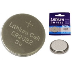 Pila de litio CR2032 de 3V para afinador.