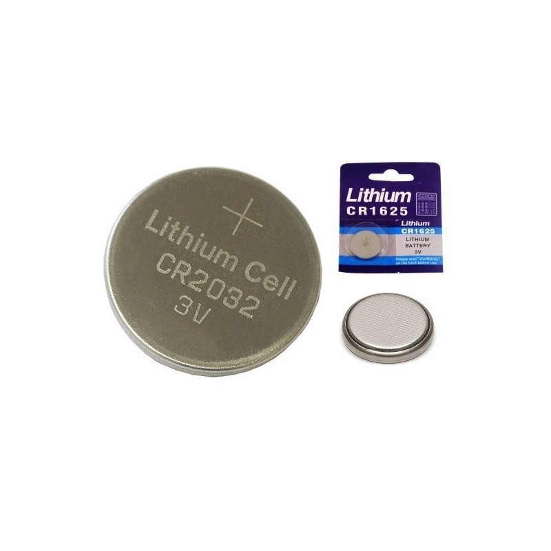 Pila de litio CR2032 de 3V para afinador.