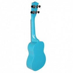 C380.050BL   Ukelele Soprano con Funda LANAI Color Azul Claro Brillo