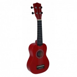 C380.050RD Ukelele Soprano LANAI con Funda Color Rojo Brillo