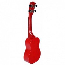 C380.050RD Ukelele Soprano LANAI con Funda Color Rojo Brillo