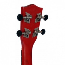 C380.050RD Ukelele Soprano LANAI con Funda Color Rojo Brillo
