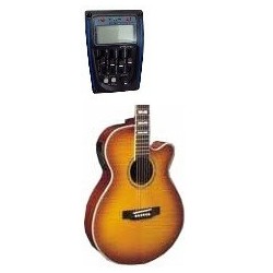 C331.646EQRD  Guitarra Electroacustica Mini Jumbo tipo APX  REDBURST