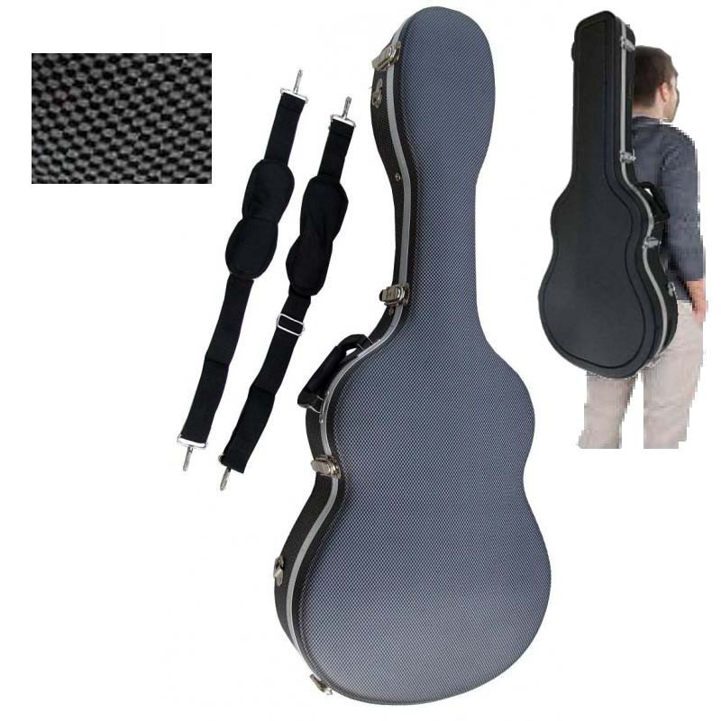 CIBELES  C230.015G   Estuches ABS Clasica Gris Cuadritos color Carbono Gris/Negro