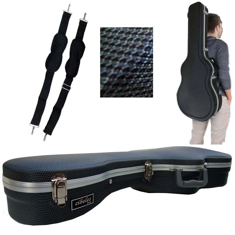 CIBELES  C230.015A   Estuches ABS Clasica Azul Cuadritos color Carbono Azul/Negro