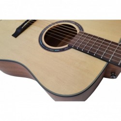 Egmond Guitarra Acustica AV-50 Tapa Maciza