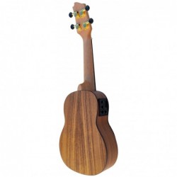 Egmond C380.107EQ  Ukelele Soprano Amplificado de Koa y Tapa Maciza