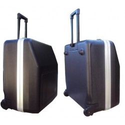 CIBELES  C205.205AC Estuche para Acordeon - Fabricado en ABS con Ruedas y asa plegable trolley