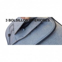 CIBELES C130.324GR Funda Clasica Gris de Proteccion Superior y 5 Bolsillos