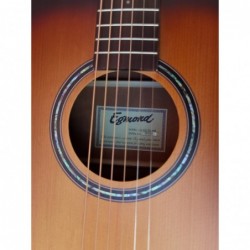 Egmond Guitarra Acustica AV-50 Sunburst Tapa Maciza Sun Busrst