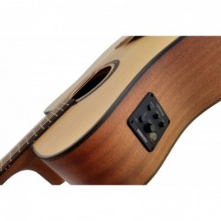 Egmond Guitarra Electro Acustica AV-50CE con EQ Fishman Tapa Maciza Electroacustica