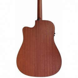 Egmond Guitarra Electro Acustica AV-50CE con EQ Fishman Tapa Maciza Electroacustica