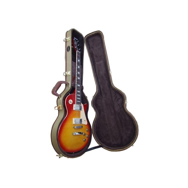 CIBELES  C202.007LPT  Estuches Madera Les Paul Tweed