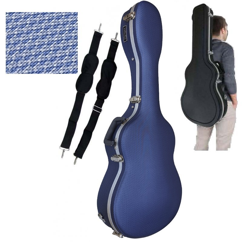 CIBELES  C230.015AZ   Estuches ABS Clasica Azul Claro Cuadritos color Azul/Gris