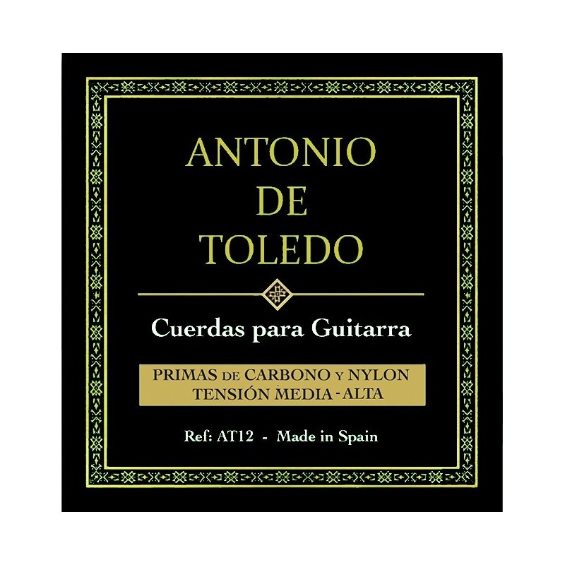 Juego Cuerdas de Carbono Antonio de Toledo Tension Media-Alta