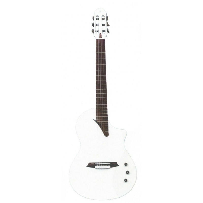 Jose Rincon Hispania Blanca White GT Guitarra Clasica de Escenario