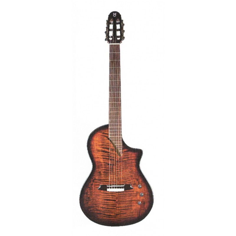 Jose Rincon Hispania Red Cognac (Coñac) Guitarra Clasica de Escenario