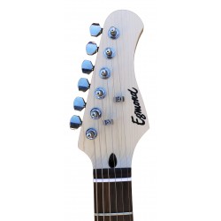 C350.380FBK Guitarra Electrica Egmond Tipo Strato Color Negro Translucido