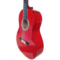 Antonio De Toledo Mod. Y-8 ROJA de Cipres Guitarra Flamenca Toda Maciza