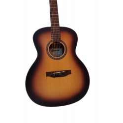 Egmond AV-51 Burst – Guitarra Acústica Grand Auditorium con Tapa Maciza de Abeto y Acabado Sunburst