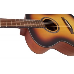 Egmond AV-51 Burst – Guitarra Acústica Grand Auditorium con Tapa Maciza de Abeto y Acabado Sunburst