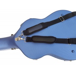 CIBELES  C230.015AZ   Estuches ABS Clasica Azul Claro Cuadritos color Azul/Gris