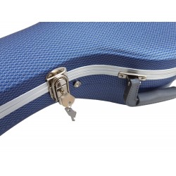 CIBELES  C230.015AZ   Estuches ABS Clasica Azul Claro Cuadritos color Azul/Gris