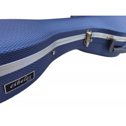 CIBELES  C230.015AZ   Estuches ABS Clasica Azul Claro Cuadritos color Azul/Gris